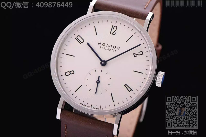 [NOOB Factory Neuheit] NOMOS TANGOMAT Serie 601 Uhr Weißes Zifferblatt Schwarze Indexe